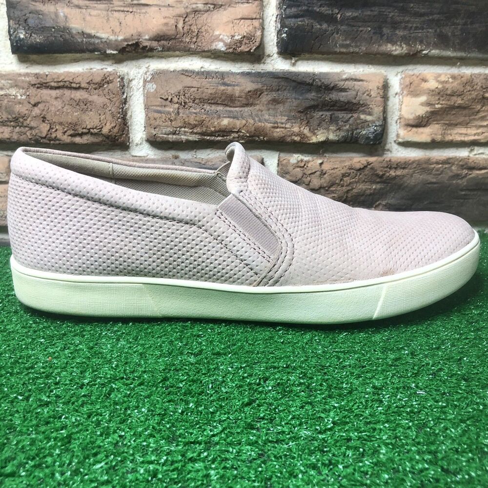 Naturalizer Shoes Womens 10 W Marianne Slip On Sneakers Pink Leather Comfort Low